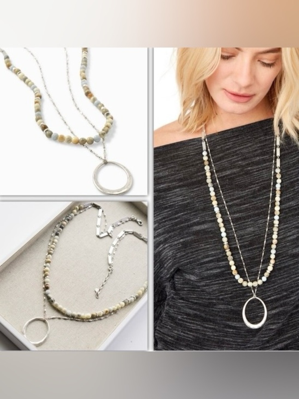 Stella & Dot Natia Layered Necklace